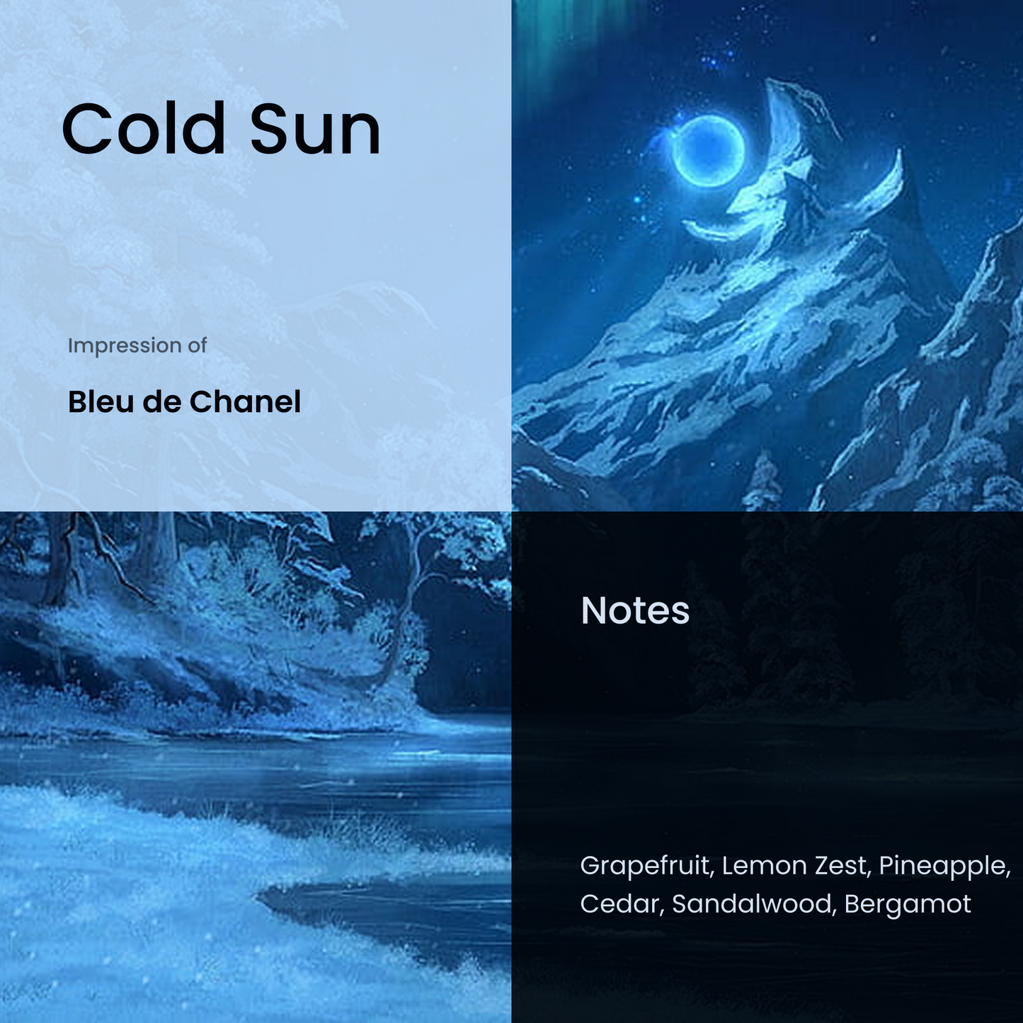 Cold Sun! Impression of Bleu de Chanel