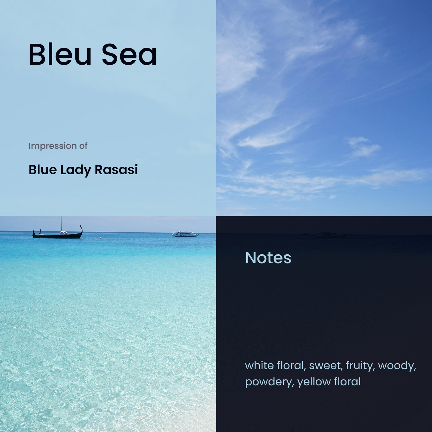 Bleu Sea! Impression of Blue Lady Rasasi