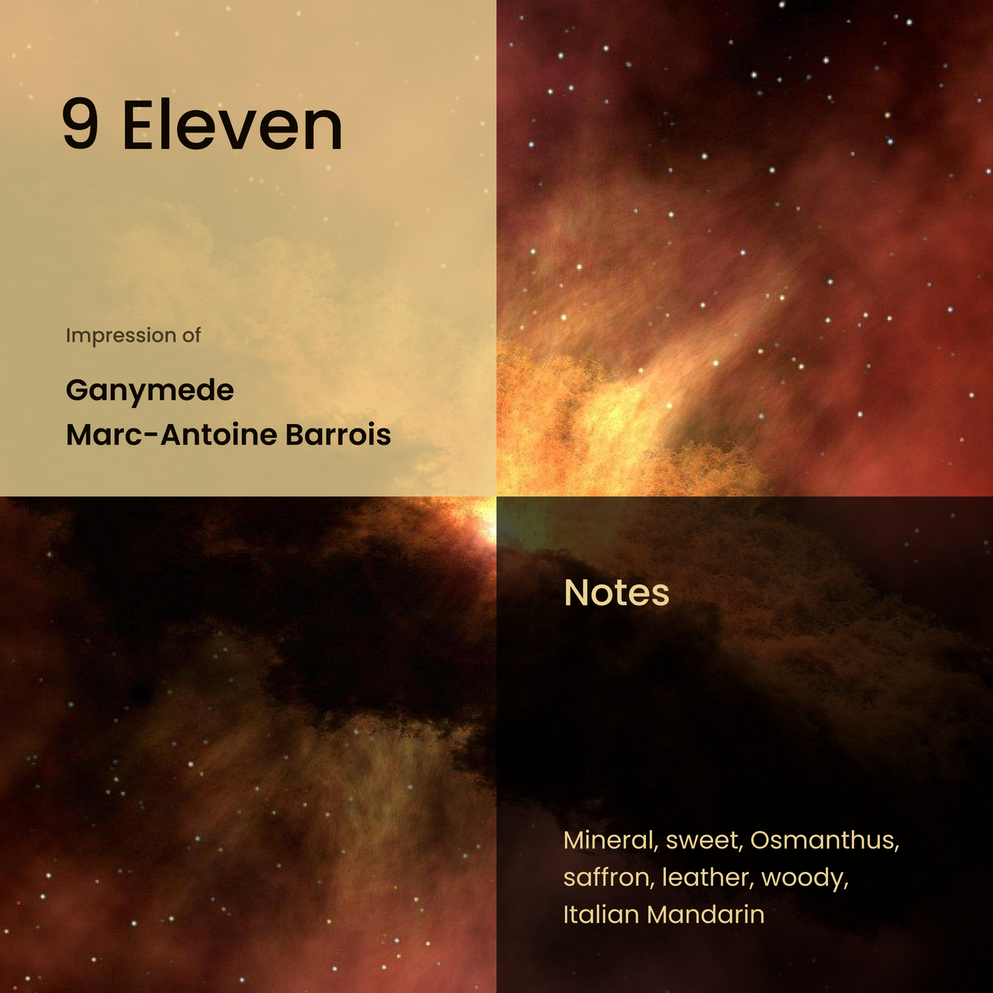 9 Eleven! Impression of Ganymede Marc-Antoine Barrois